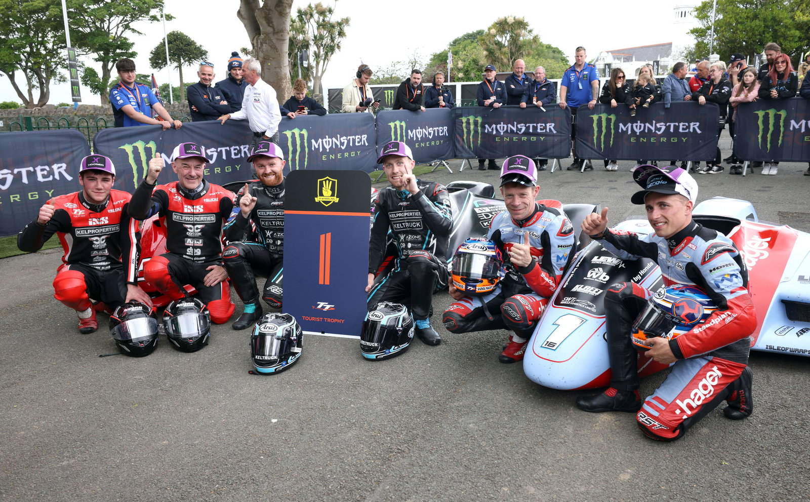 2024 Isle of Man TT Sidecar Race 2 podium